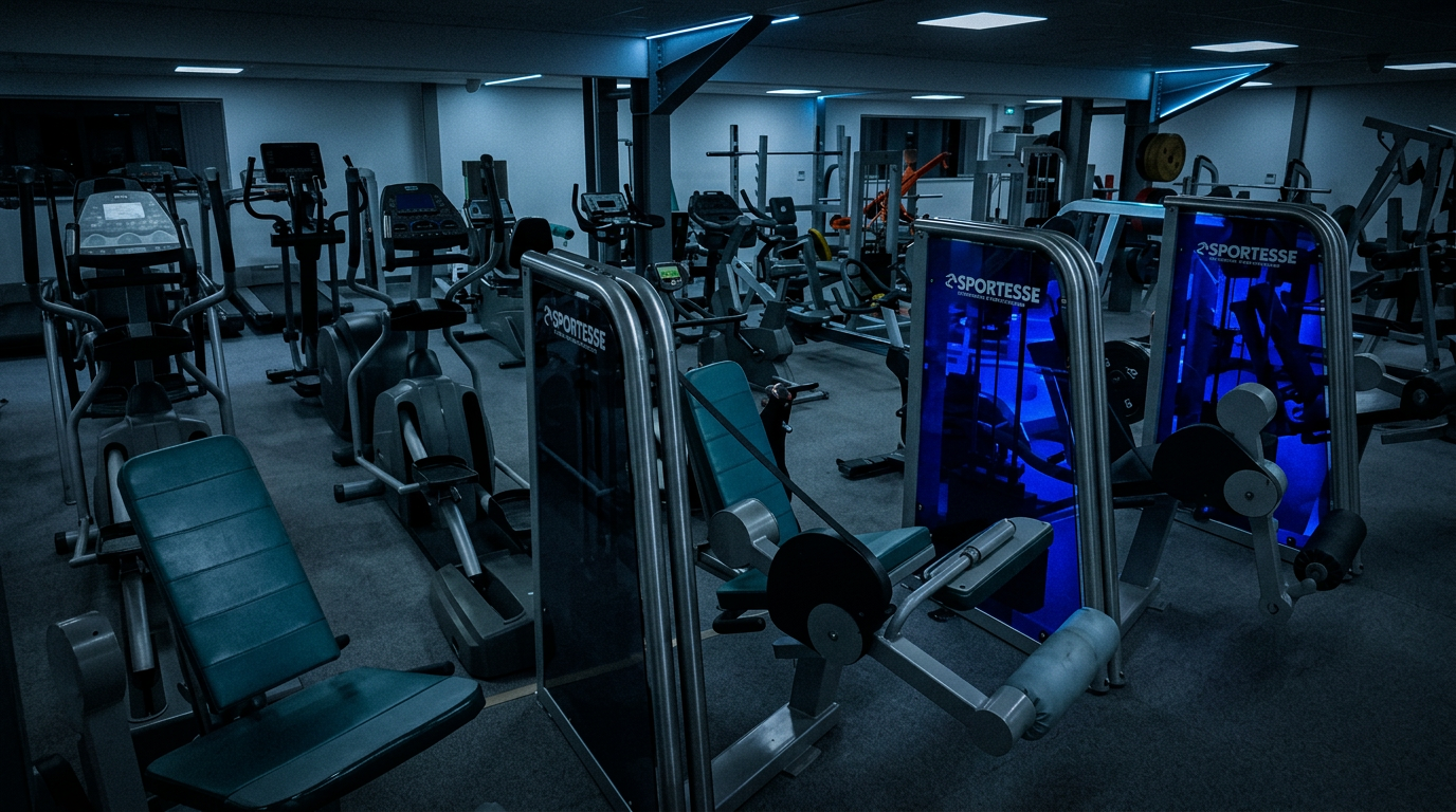Cardio and resistance machines at Midnight Gym